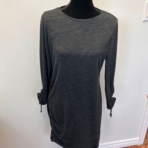 Reitmans large grey long sleeve mini dress